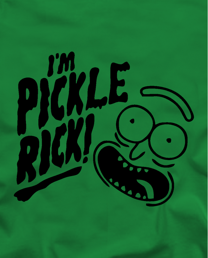Marškinėliai Pickle Rick 